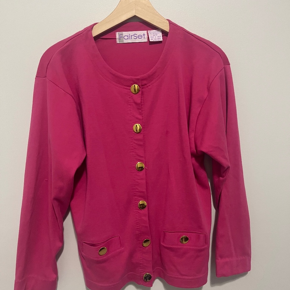 FairSet Vintage Womens Sweater Cardigan Medium